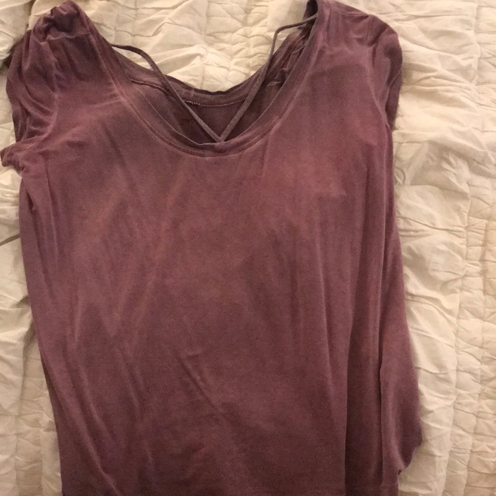 Red/ maroon top